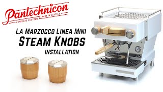 Custom Linea Mini Steam Knob Installation [upl. by Artined700]