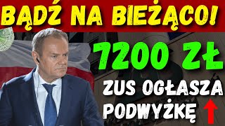 Emocjonujące wieści dla emerytów ZUS potwierdza potencjalną podwyżkę emerytur o 7200 zł w grudniu [upl. by Aoniak]