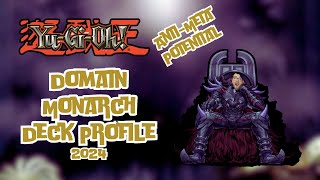 Yugioh Updated Domain Monarch Deck Profile  The AntiMeta Potential is there [upl. by Zobe]