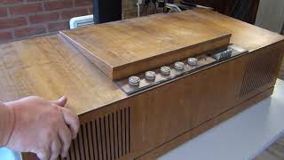 HMV Stereomaster 23301 Radiogram overhaul Pt1 of 3  BSR UA70 turntable [upl. by Redman520]