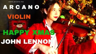 HAPPY XMAS JOHN LENNON  VIOLIN COVER ARCANO [upl. by Aaren94]