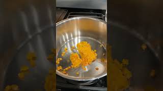 Microwave popcorn on a stovetop [upl. by Yrocal]