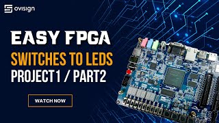 FPGA project 01 Part2  Switches to LEDs [upl. by Wester]