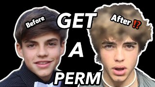 WATCH THIS BEFORE YOU GET A PERM Dillon Latham Perm [upl. by Llerat]