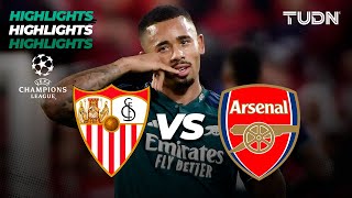 Sevilla vs Arsenal  HIGHLIGHTS  UEFA Champions League 202324  TUDN [upl. by Saudra]