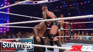 WWE 2K22  The Usos Vs RKBro  Survivor Series 2021  PS5 [upl. by Charmine]