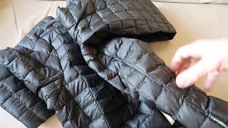 The North Face Thermoball Jacket Unboxing Folding into its own Pocket [upl. by Einapets869]