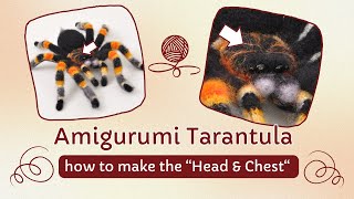 Super realistic crochet Mexican Redknee Tarantula [upl. by Denice]