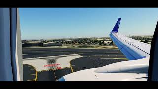 Xplane 12  FlyDubai B737800  Dubai arrival [upl. by Allit]