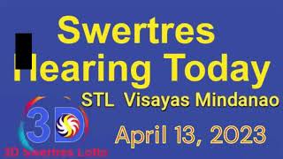 STL Vismin  Swertres Hearing Today Lotto Result April 13 2023 [upl. by Matt]