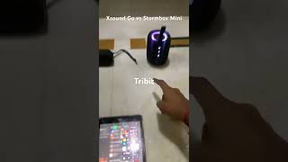 Tribit Stormbox mini vs Tribit xsound go short comparision tribit [upl. by Aicenet407]