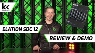 Elation SDC 12 Lighting Controller  Review amp Demo [upl. by Acinomed]