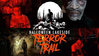 HALLOWEEN LAKESIDE TERROR TRAIL  PARTRIDGE LAKES  WARRINGTON  WALKTHROUGH amp REVIEW [upl. by Osrick]