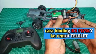 Tutorial cara binding resifer FLYSKY ke remot jumper T lite [upl. by Sert]