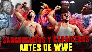 Los CARNICEROS y SANGU I NARIOS del RING ANTES de los BUSHWHACKERS  SWEET WRESTLING WWE 2023 [upl. by Mercier]