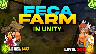 BUFFED FECA FARM ON DOFUS UNITY [upl. by Laubin]