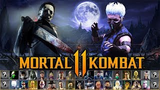 MK11  ROASTER OFICIAL FILTRADO 33 PERSONAJES  6 EN EL KOMBAT PACK PennywiseMichael MyersFrost [upl. by Farrell]