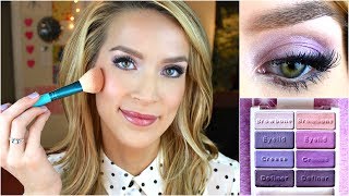 Spring Makeup Tutorial Radiant Orchid  LeighAnnSays [upl. by Dennet921]