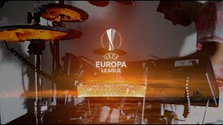 UEFA Europa League Anthem Drum Cover [upl. by Cirdek254]