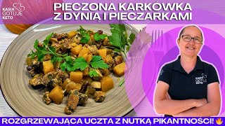 Kasia Gotuje Keto  Pieczona karkówka z dynią i pieczarkami [upl. by Wahkuna]