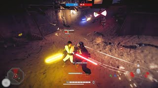 Star Wars Battlefront 2  Darth Vader contra equipo estratégico No Commentary [upl. by Herahab146]