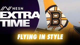 What Its Like Flying on the Bruins Team Charter  Extra Time [upl. by Aseneg]