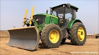 John Deere 6110B 2018  Reallife review [upl. by Omero8]