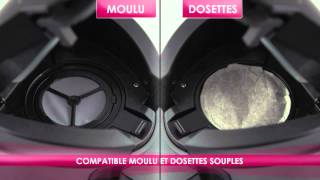 Cafetière double fonction  compatible café dosette souple et café moulu filtre [upl. by Aneres]