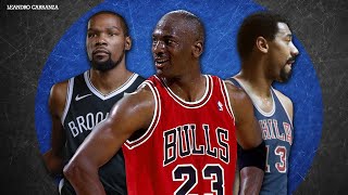 LOS 5 MEJORES PROMEDIOS ANOTADORES EN LA HISTORIA DE LA NBA TEMPORADA REGULAR [upl. by Cris]