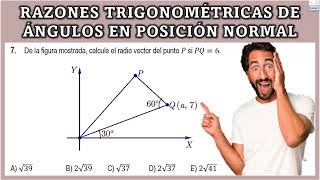 ✅Razones Trigonométricas de Ángulos en Posición Normal trigonometria trigonometry matematicas [upl. by Devan]