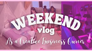 Weekend Vlog As a party plannerdesigner [upl. by Diena460]