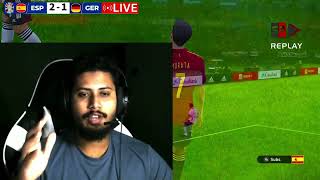 SPAIN vs GERMANY FOOTBALL MATCH  UEFA Euro Cup 2024 I eFootball Pes21 Gameplay PLSL 165 [upl. by Veleda]