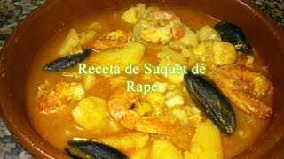 Receta fácil de estofado de rape con patatas [upl. by Belloir813]