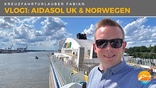 Mit AIDA von Hamburg an die britische Küste  Seetag amp Newcastle in VLOG1 von AIDAsol [upl. by Karoline151]