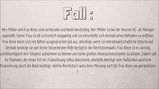 Rechtsformen  Fallbeispiel 1 [upl. by Os]