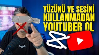 KENDİNİ GÖSTERMEDEN YOUTUBER OL Yapay Zeka amp CapCut [upl. by Edgard564]