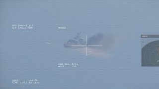 In Odessa Ukraine Bayraktar TB2 Drone massacred Russian Cruiser Frigate Warships Admiral Makarov [upl. by Manchester363]