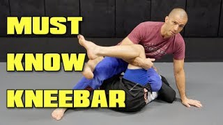 The First Kneebar You Should Learn  BJJ Leglock Submission [upl. by Janel]