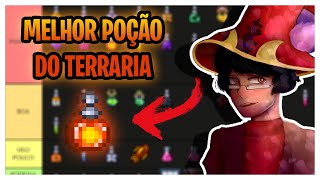 MINHA TIER LIST DAS MELHORES POÇÕES DO TERRARIA [upl. by Jdavie]