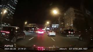 Driving in Moscow agglomeration Химки  Текстильщики 25082024 timelapse 4x [upl. by Bart]