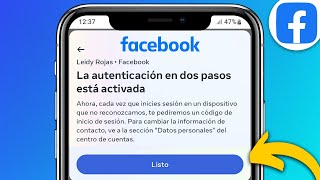 Cómo Activar la VERIFICACIÓN en DOS Pasos de Facebook 2024 Guia Paso a Paso [upl. by Rori]