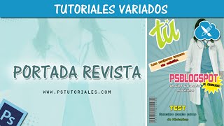 Crear portada de revista  Photoshop Tutorial Español [upl. by Aleakam613]