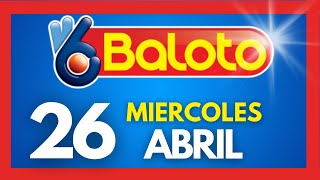 Resultados del BALOTO REVANCHA del MIERCOLES 26 de ABRIL de 2023 [upl. by Ellesor]