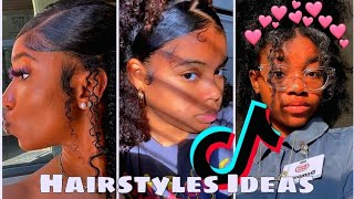 Hairstyle Ideas For 4a4b4c Hair On TikTok 🌟 Black women [upl. by Daggett]