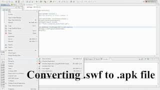 Converting swf to apk file Method deprecated [upl. by Atlas]