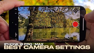 iPhone 16 Pro  Max Best Camera Settings  Tips amp Tricks [upl. by Wolsniw]