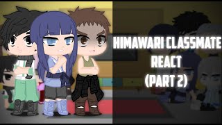 Uchiha Clan React To Uzumaki Himawari  Gacha React [upl. by Yeniffit703]