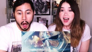 STAR WARS THE LAST JEDI TRAILER REACTION [upl. by Kcirederf508]