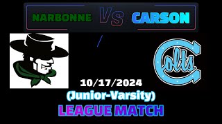 2024 Carson Girl’s Volleyball JuniorVarsity League Match Narbonne vs Carson [upl. by Niamart794]