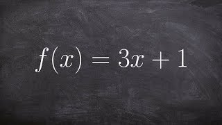 How to find the inverse of a linear function [upl. by Dreeda611]